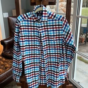 Psycho bunny flannel shirt